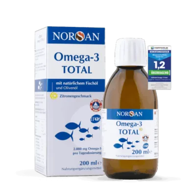 Norsan Omega 3 Total Fischöl flüssig Zitrone