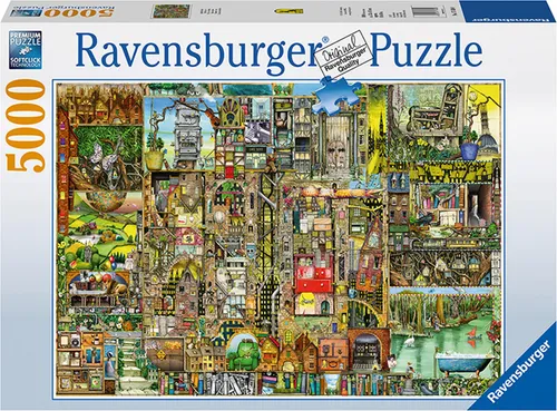 Ravensburger Puzzle 17430 - Skurrile Stadt, 5000-Teilig, großes Format 153 x 101 cm für herausfordernden Puzzle-Spaß ab 14 Jahren
