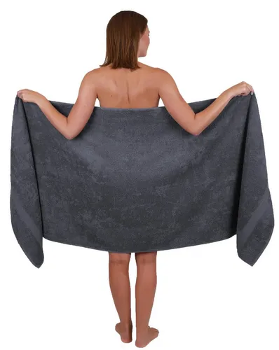 Betz Saunatuch Palermo XXL 80 x 200 cm - Hochwertiges Saunatuch aus 100% Baumwolle, flauschig weich und saugstark. Ideal für entspannte Saunagänge, waschbar bei 60°C und trocknergeeignet.