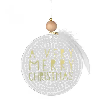 Fensterbild A verry merry klein Weihnachtszauber von Räder