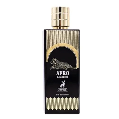 Maison Alhambra Afro Leather for Unisex Eau de Parfum Spray, 2,7 Ounce