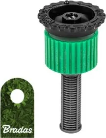 Sprühdüse für Pop-Up Sprinkler Versenkregner Einstellbare Düse 0-360° Bewässerungsflache 4m Bradas