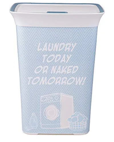 ONDIS24 Wäschekorb Moda 60 Liter mit Belüftung - Wäschesammler aus 100% Kunststoff, mit 60 Litern Fassungsvermögen und praktischer Belüftung für frische Wäsche. Ideal für ein ordentliches Zuhause.
