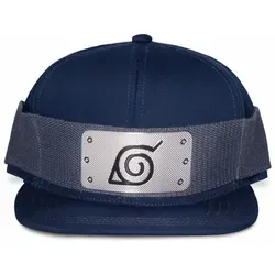Naruto Snapback Cap - Snapback Cap mit ikonischem Naruto-Logo, verstellbar für optimalen Sitz und ideal für Fans der Anime-Serie. Stylisches Accessoire für Freizeit und Sport.