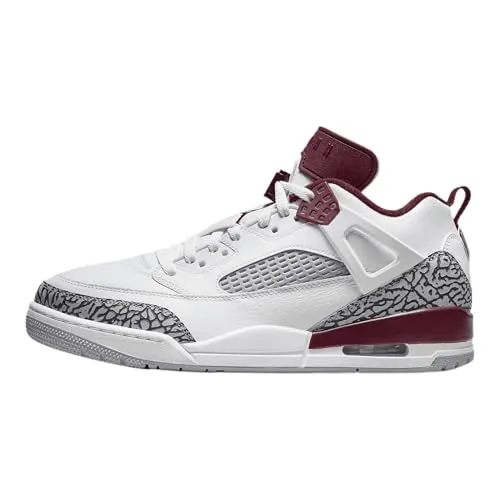 Jordan Spizike Low Herren Schuhe (FQ1759-106, White/Wolf Grey/Anthracite/Team Red), White/Team Red-wolf Grey-anthracite, 44 EU