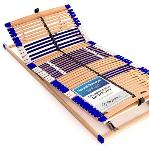 VARIO COMFORT 44® Lattenrost 100% BUCHE von Schlummerparadies