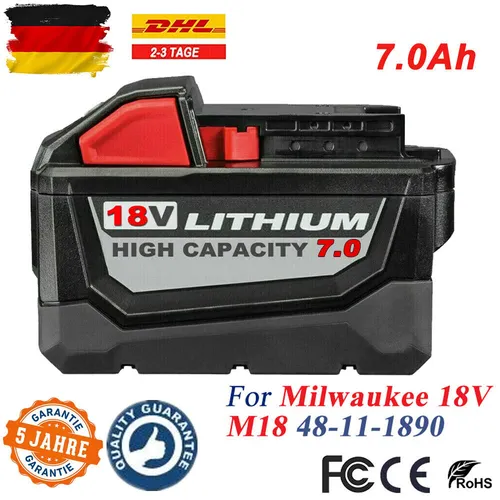Milwaukee Akku 5.0 Ah Li-Ion M18B5