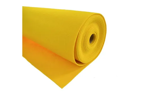 maDDma Stoff Bastelfilz 5m Rolle Filz 90cm x 1,5mm, gelb