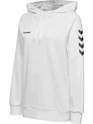 Hummel HmlGO Cotton Hoodie Woman, White, XL