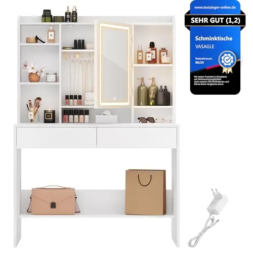 VASAGLE Schminktisch mit LED-Beleuchtung von VASAGLE