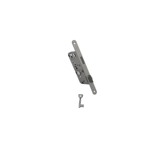 Fiducia Einsteckschloss BB 55/72 für Zimmertüren, Buntbart Türschloss DIN Rechts/Links, 8 mm Drückernuss, Hinterdornmaß 25 mm, Metall Innentür Schloss Ersatzschloss Made in Germany (Rechts)