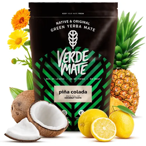 Mate Tee Verde Mate Pina Colada Frucht Yerba Mit Ananas Kokos Brasilien 500 g