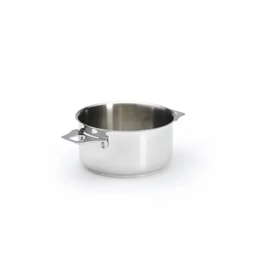De Buyer 3491.14 Kochtopf Twisty 14 cm, Silber - Hochwertiger Kochtopf aus Edelstahl mit 14 cm Durchmesser, ideal für präzises Kochen und langlebige Nutzung in Ihrer Küche.