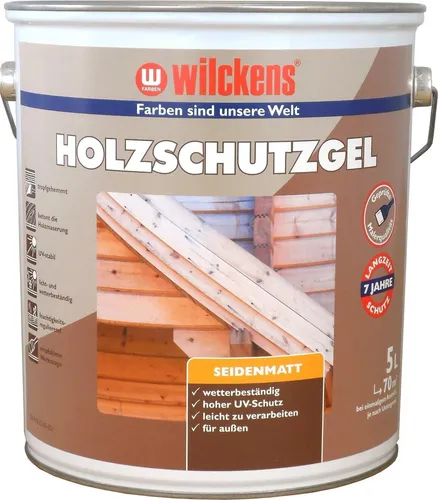 Wilckens Holzschutzgel Kiefer seidenmatt 5l 17019700090