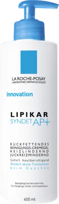 La Roche-Posay Lipikar Syndet AP+ 400ml - Rezeptfreies, sanftes Gel für trockene und empfindliche Haut, spendet langanhaltende Feuchtigkeit und schützt die Hautbarriere.