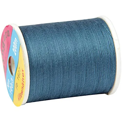 Syngarn - 10 Spulen mit je 200m (Jeans Blau) Stärke Nm 100/3 - Allesnäher, Das Garn aus 100% Polyester für alle Nähzwecke und Stoffarten