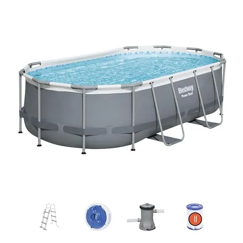 Bestway Power Steel Swimming Frame Pool – Ideal für den Garten