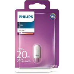 Philips LED Stiftsockellampe 1,7W - Warmweiß 3000K - Energiesparlampe mit GY6,35 Sockel, bietet warmweißes Licht bei nur 1,7W für eine lange Lebensdauer von bis zu 15.000 Stunden.