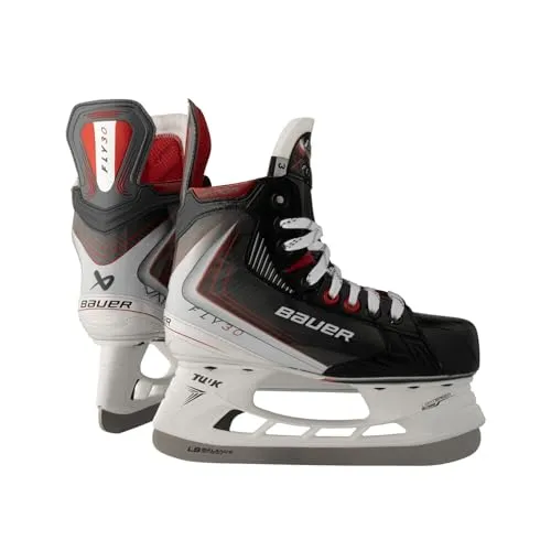 Bauer Vapor Fly30 Eishockey Schlittschuh Junior 3.5 - Euro 36.5 EE - Leistungsstarker Junior Eishockey Schlittschuh für optimalen Komfort und Beweglichkeit auf dem Eis. Perfekt für junge Spieler, die ihr Spiel verbessern möchten.
