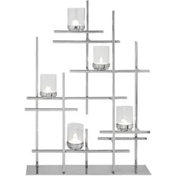 Fink Teelichthalter PALADIN, 5-flammig in silber von Fink