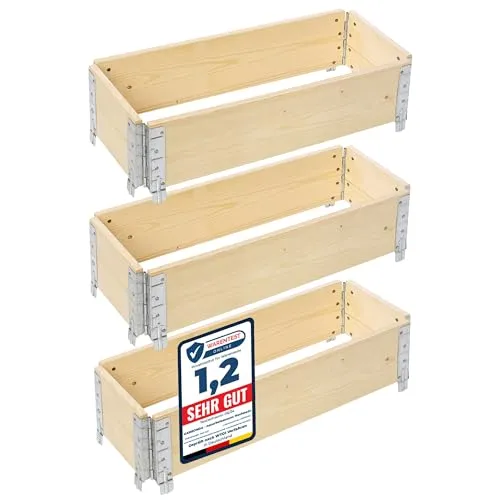 Garronda Hochbeet-Profil Palettenrahmen 80x30x20 cm