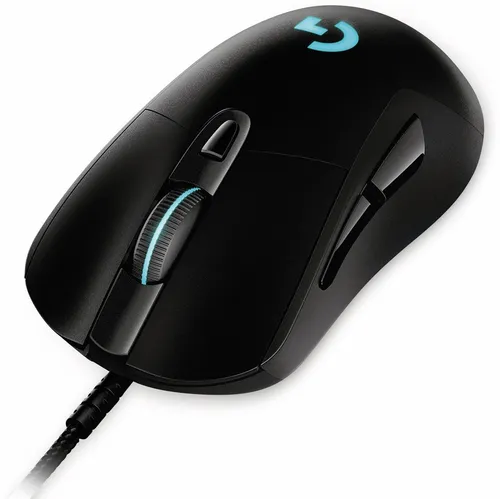 Logitech G403 HERO Gaming-Maus - Hochwertige Gaming-Maus mit HERO 25K Sensor für präzise 1:1-Abtastung, LIGHTSYNC RGB Beleuchtung und einem Gewicht von nur 87g, ideal für professionelle Gamer.