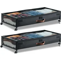 VEVOR Unterbettkommode in schwarz von Vevor