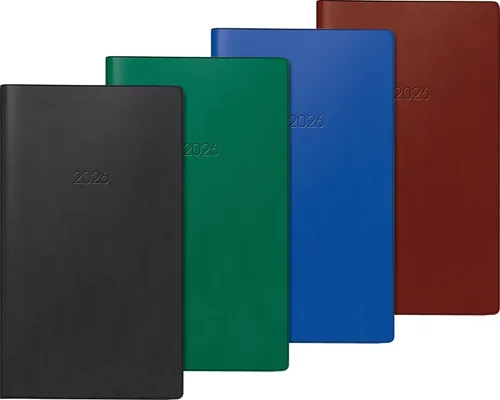 Brunnen Taschenkalender 748 A6 sortiert 2026