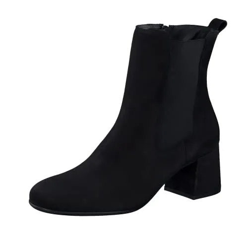 Paul Green Damen Stiefelette, Frauen Chelsea Boots,schlupfstiefel,stiefel,bootee,booties,halbstiefel,kurzstiefel,Schwarz (BLACK),40.5 EU / 7 UK
