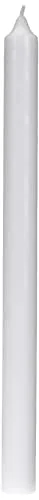 Rayher Stabkerze, weiß, rund, 40 cm, 3 cm ø, im Klarsichtkarton, 100% Paraffin, RAL-Gütezeichen, Rundkerze, Taufkerze, Kommunionkerze, Kerzenrohling zum Verzieren, 3126900