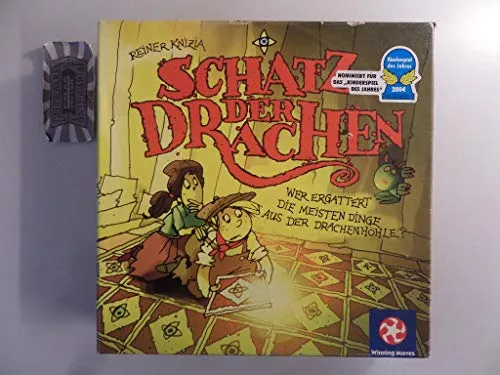 Winning Moves 80015 Schatz der Drachen - Spannendes Abenteuer - Gesellschaftsspiel für die ganze Familie, das strategisches Denken fördert und stundenlangen Spielspaß bietet.