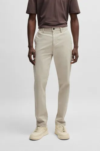 BOSS ORANGE Chinohose Chino_tapered mit Logo in Beige in beige von BOSS Orange