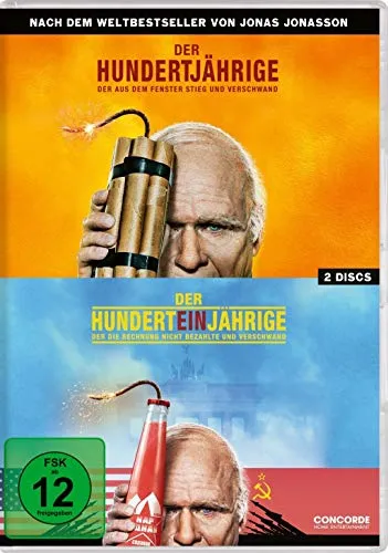 Der Hundertjährige, der aus dem Fenster stieg und verschwand/Der Hunderteinjährige, der die Rechnung nicht bezahlte und verschwand [2 DVDs]
