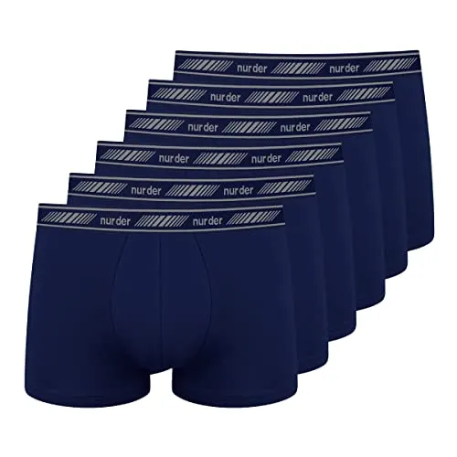 Nur Der Herren 6er Pack Cotton 3D-Flex Boxershorts von Nur Der