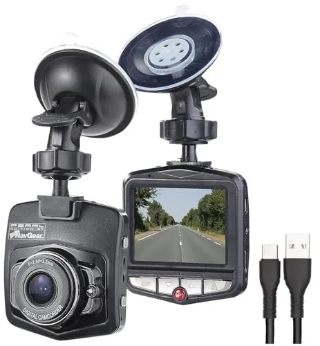 NavGear Autocamera MDV-2360: HD-Dashcam mit G-Sensor