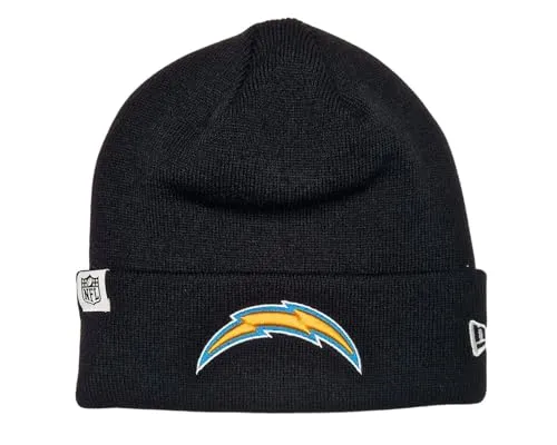 New Era Los Angeles Chargers NFL Loop Label Knit Schwarz Beanie - One-Size