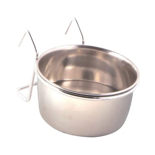 TRIXIE Futternapf Edelstahlnapf mit Halter von Trixie