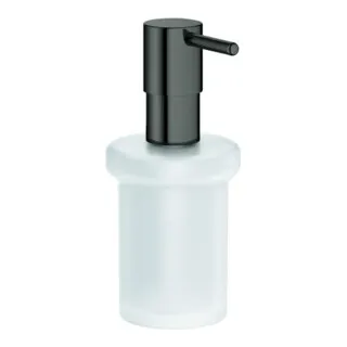 Grohe Grohe Essentials Seifenspender - Stylischer Seifenspender, 157 mm hoch, ideal für modernes Badezimmer-Design und platzsparend mit nur 74 mm Breite.