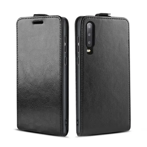 Handy Hülle für Huawei P30 Handyhülle Magnet Klapphülle Cover Schwarz