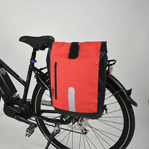 FISCHER Gepäckträgertasche 86282 - Wasserdichter Rucksack & Tragetasche - Fahrradtaschen für Radsport, wasserabstoßend, 23 L Kapazität, ideal für Abenteuer und Ausflüge.