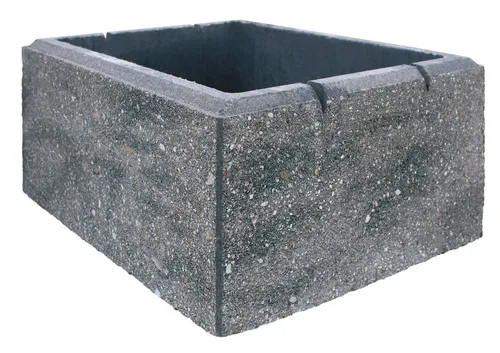 Diephaus Mauerstein Lessia Quarzit 50 x 40 x 20 cm - Einfassungen, Stufen & Mauersysteme – Lebhaft gemaserte Sichtflächen mit glatten Oberflächen und gefasten Kanten, ideal für kreative Gartengestaltungen.