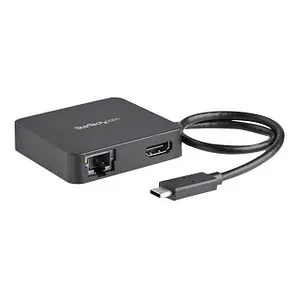 StarTech.com USB-C DKT30CHD Multiport Adapter - EDV-Peripherie mit vielseitigen Anschlüssen: USB C, HDMI, RJ-45 und USB A 3.0 für flexible Verbindungen in jedem Arbeitsumfeld.