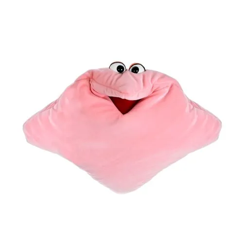 Living Puppets Handpuppe Wunschtraumkuschelmuschelkissen Rosa 40 x 40cm - Puppen & Spielsets: Handpuppe in Form eines kuscheligen Muschelkissens, ideal für kreative Rollenspiele und zum Kuscheln.