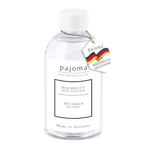 pajoma® Raumduft Nachfüllflasche 250 ml, Anti Rauch | Nachfüller für Lufterfrischer | intensiver und hochwertiger Duft in Premium Qualität
