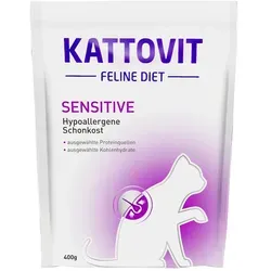 Kattovit Sensitive 400g Trockenfutter - Leicht verdauliche Rezeptur für Vitalität und Fitness, 3% Rabatt für Stammkunden