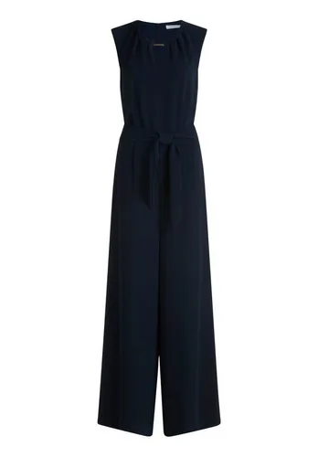 Betty & Co Damen Jumpsuit ohne Arm 36, Dunkelblau - Eleganter, taillierter Jumpsuit für Damen mit Rundhals-Ausschnitt. Ideal für stilvolle Anlässe und bequem zu tragen. Verleiht jedem Outfit einen femininen Touch.