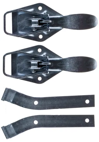 Bordwandverschluss Set verzinkt,Federsicherung,inkl. 2 Gegenhalter,