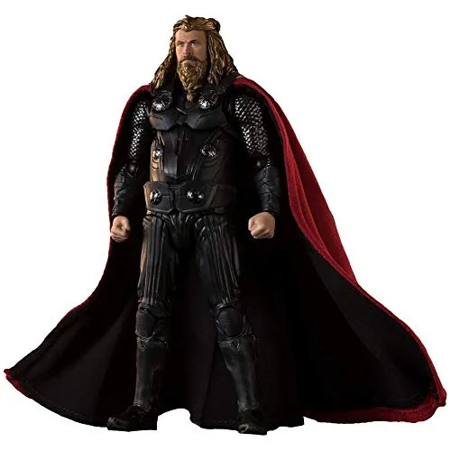 Bandai Tamashii Nations Avengers Thor S.H. Figuarts Actionfigur - Spielfigur aus Avengers: Endgame, 17 cm groß, voll beweglich und mit umfangreichem Zubehör für actionreiche Spielmomente.