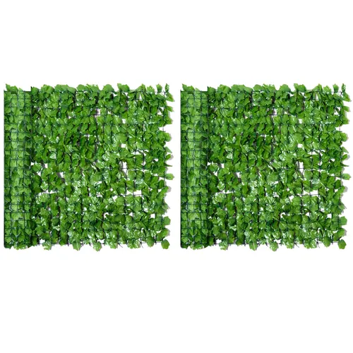 Künstliche Hecke Sichtschutzhecke für Terrasse und Wanddekoration - Dekorative künstliche Hecke zur optimalen Raumteilung, pflegeleicht und ideal für den Innen- und Außenbereich.