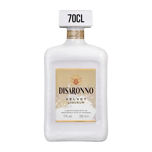 Disaronno VELVET Liqueur 17% Vol. 0,7l - Likör & Kräuterschnaps – Cremiger Sahnelikör mit dem ikonischen Geschmack von Disaronno, ideal für Cocktails oder pur auf Eis.